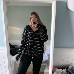 urban outfitters long sleeve stripped top